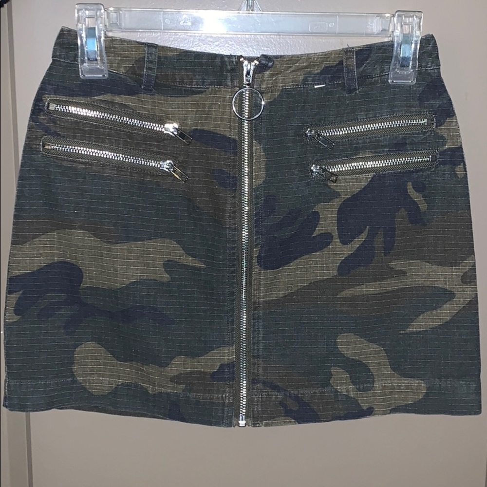 Camo Mini Skirt